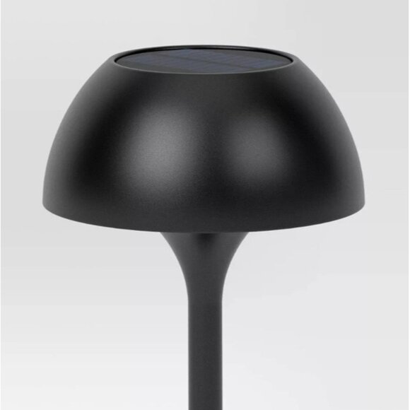 Threshold™ Solar and Rechargeable USB LED Outdoor Table Lamp, Black - Picture 2 of 14